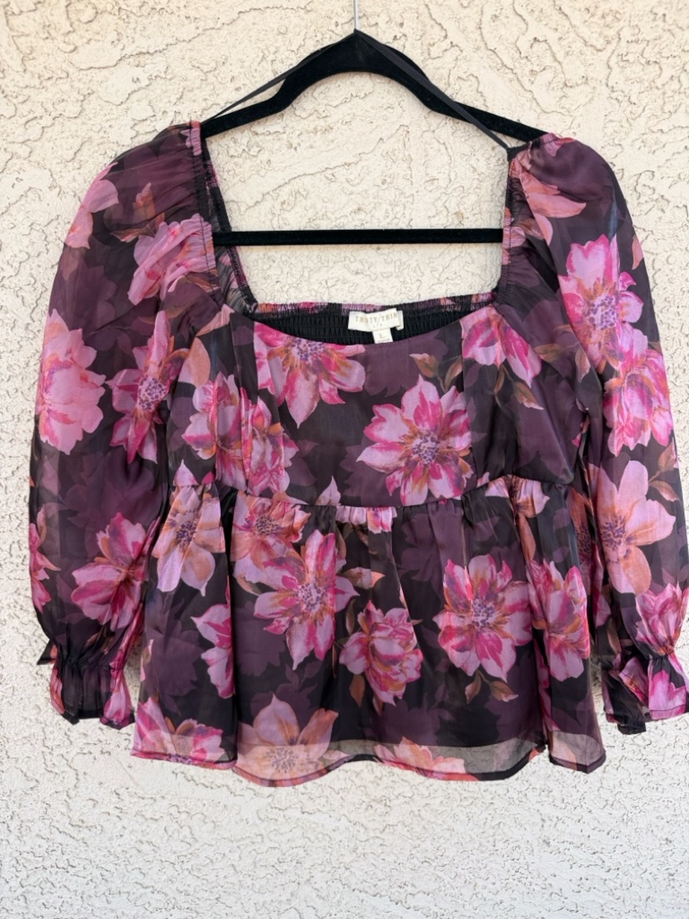 Thirty/thirty blouse